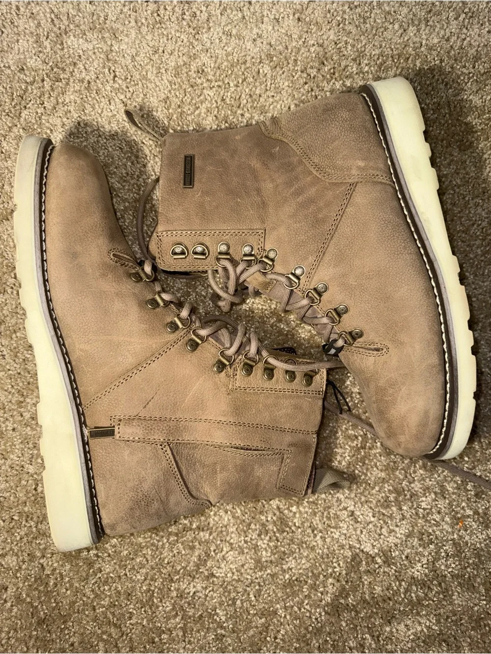 Harley-Davidson Waterproof Leather Combat Boots Men’s Size 10.5